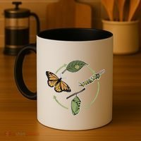 Monarch Butterfly Evolution Cute Butterfly Coffee Mug thumb 4