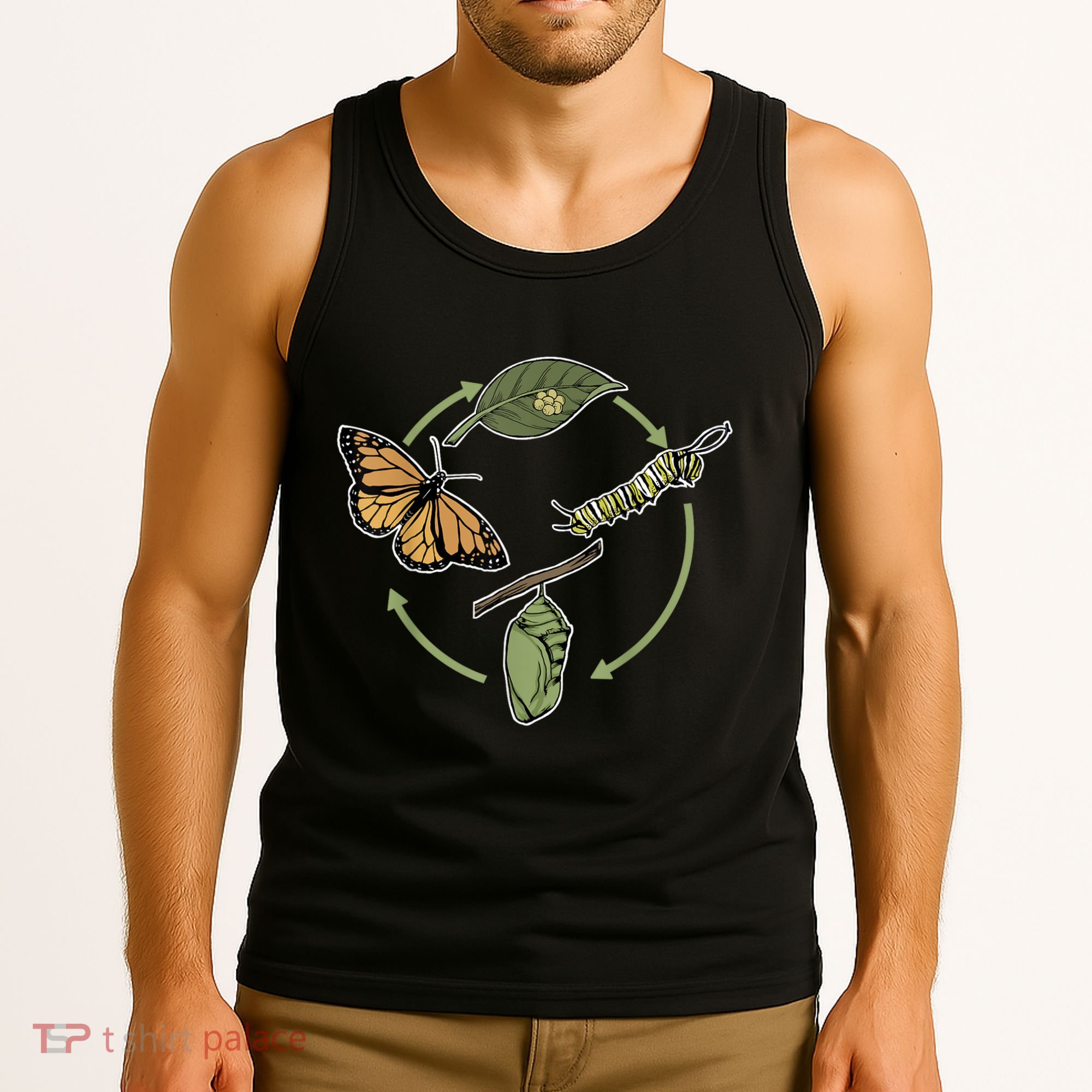 Monarch Butterfly Evolution Cute Butterfly Tank Top