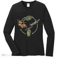 Monarch Butterfly Evolution Cute Butterfly Women's Long Sleeve Shirt thumb 0