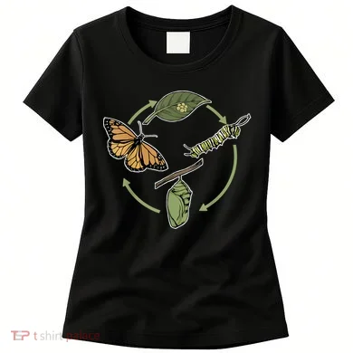 Monarch Butterfly Evolution Cute Butterfly Women's T-Shirt