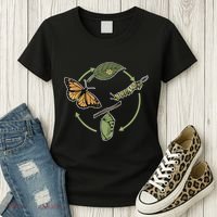 Monarch Butterfly Evolution Cute Butterfly Women's T-Shirt thumb 3
