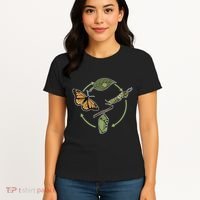 Monarch Butterfly Evolution Cute Butterfly Women's T-Shirt thumb 4