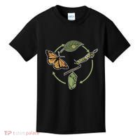 Monarch Butterfly Evolution Cute Butterfly Kids T-Shirt thumb 0