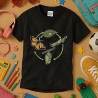Monarch Butterfly Evolution Cute Butterfly Kids T-Shirt thumb 3