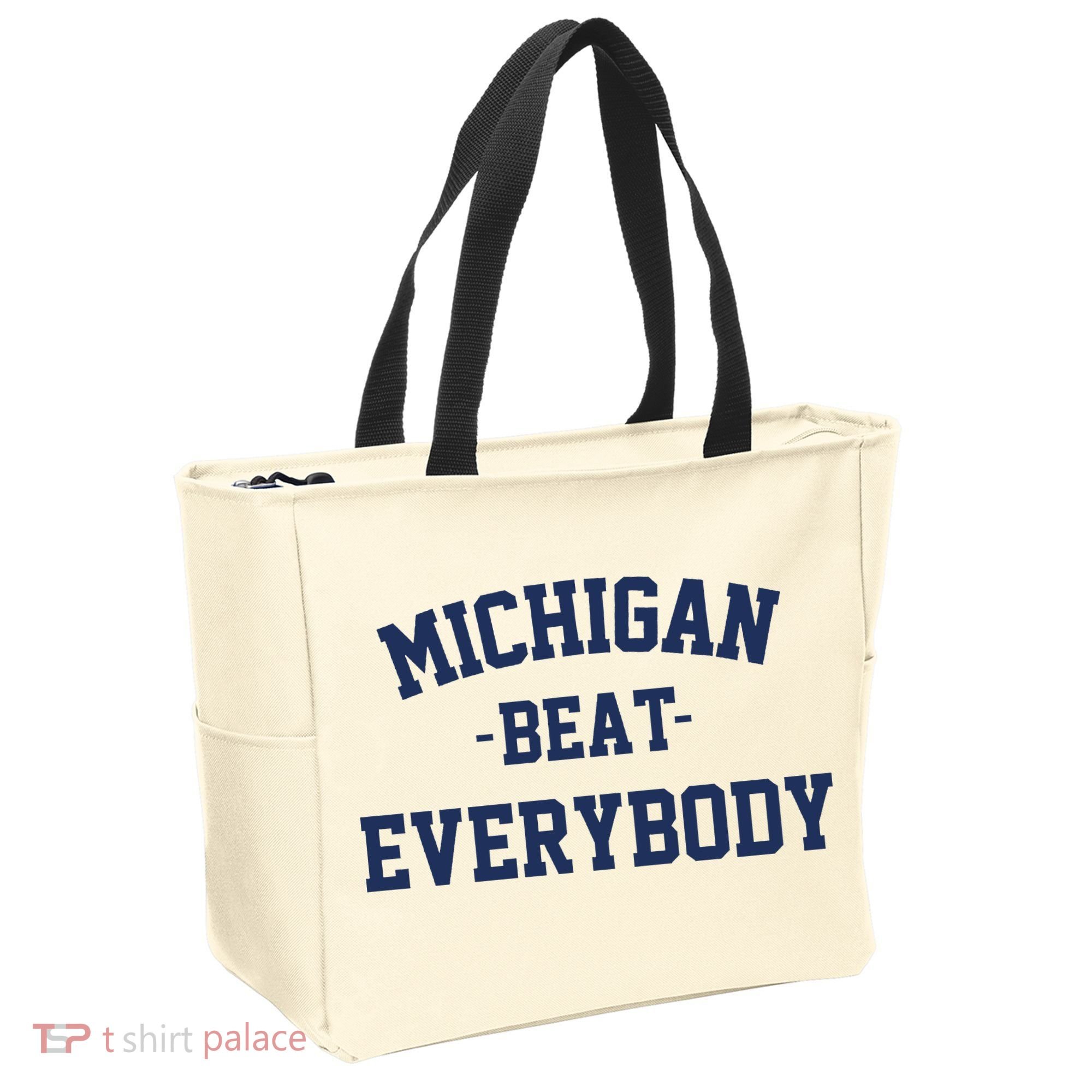 Michigan Beat Everybody National Champs Tote Bag