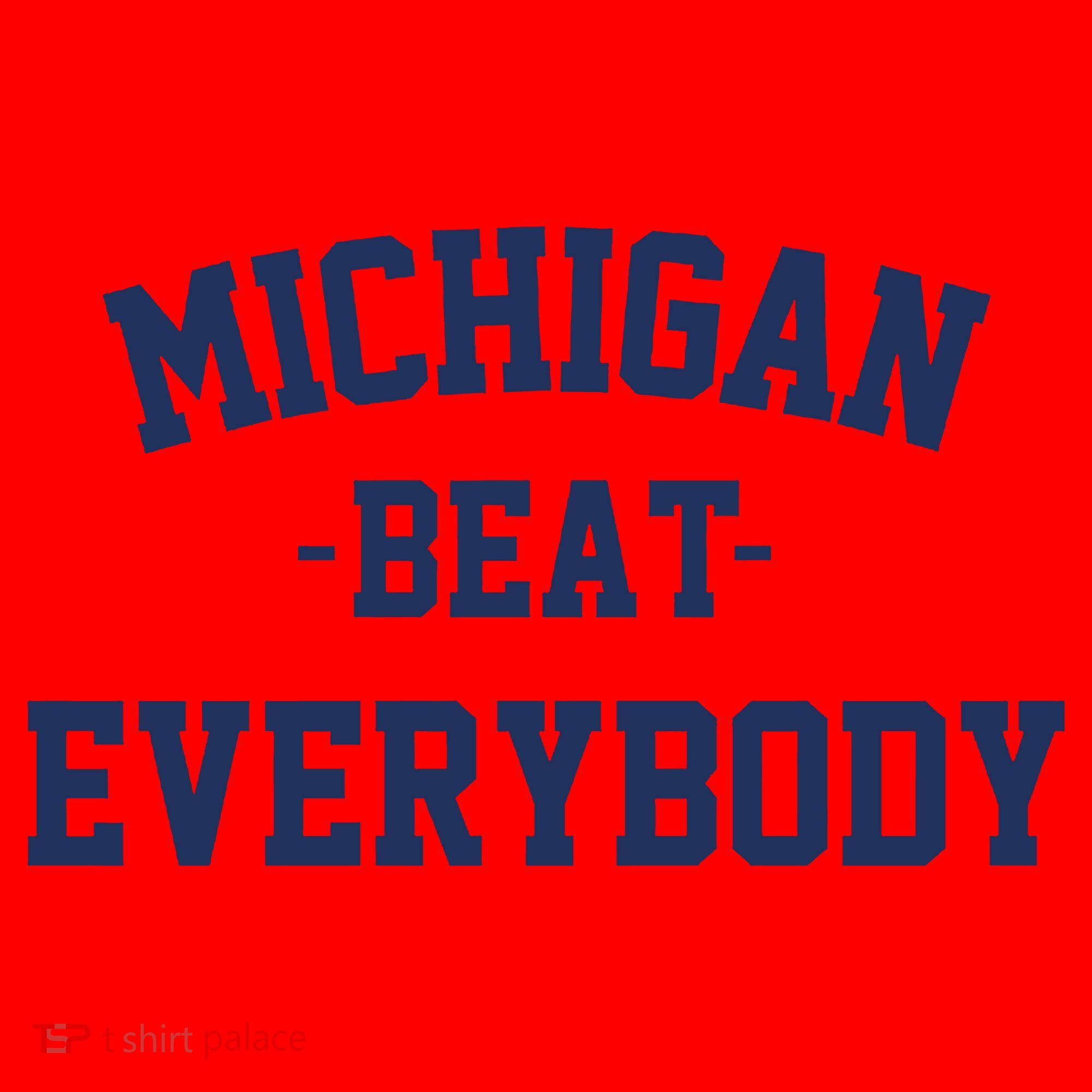 Michigan Beat Everybody National Champs Santa Hat
