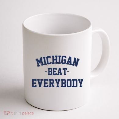 Michigan Beat Everybody National Champs Coffee Mug back