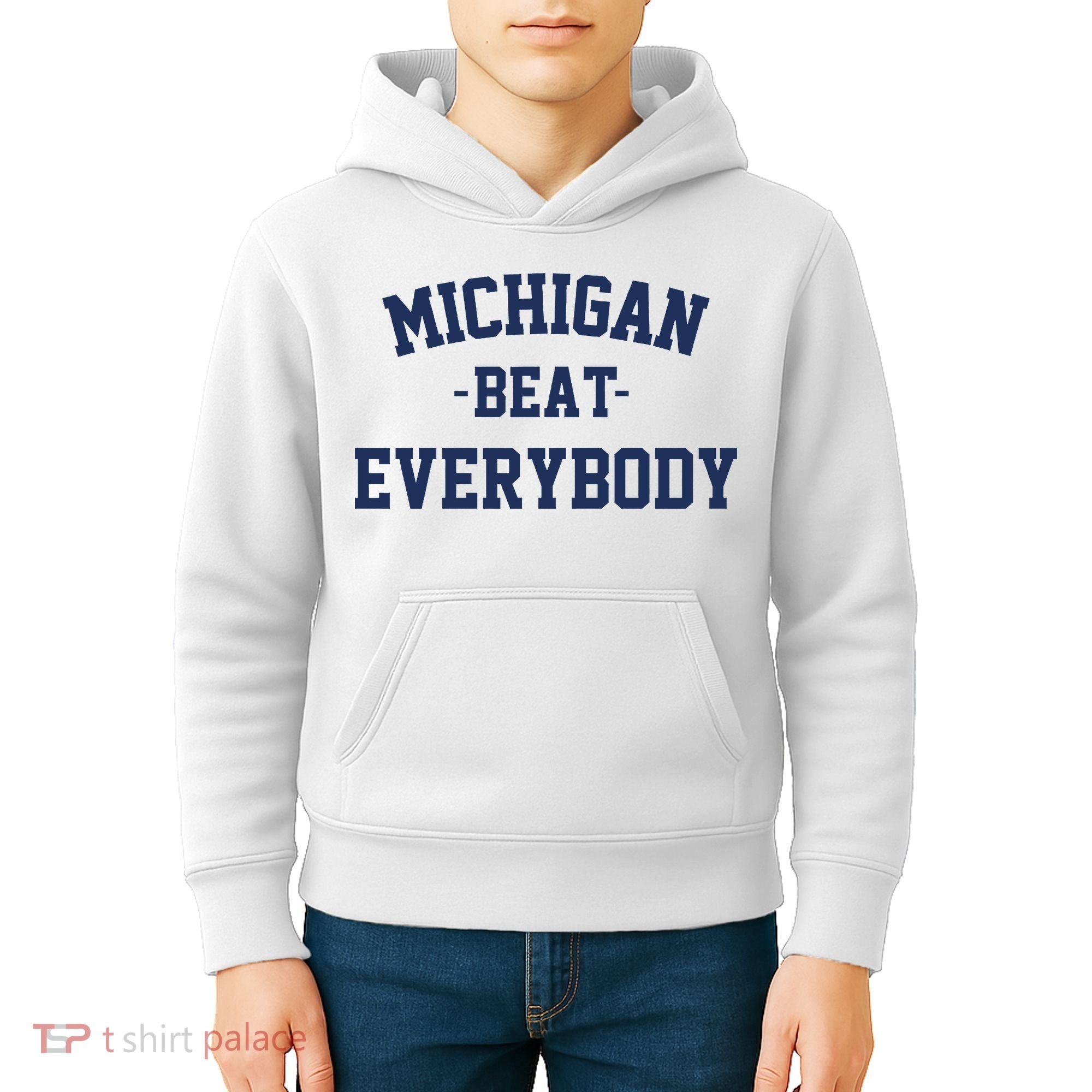 Michigan Beat Everybody National Champs Kids Hoodie