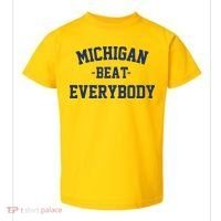 Michigan Beat Everybody National Champs Toddler T-Shirt thumb 0