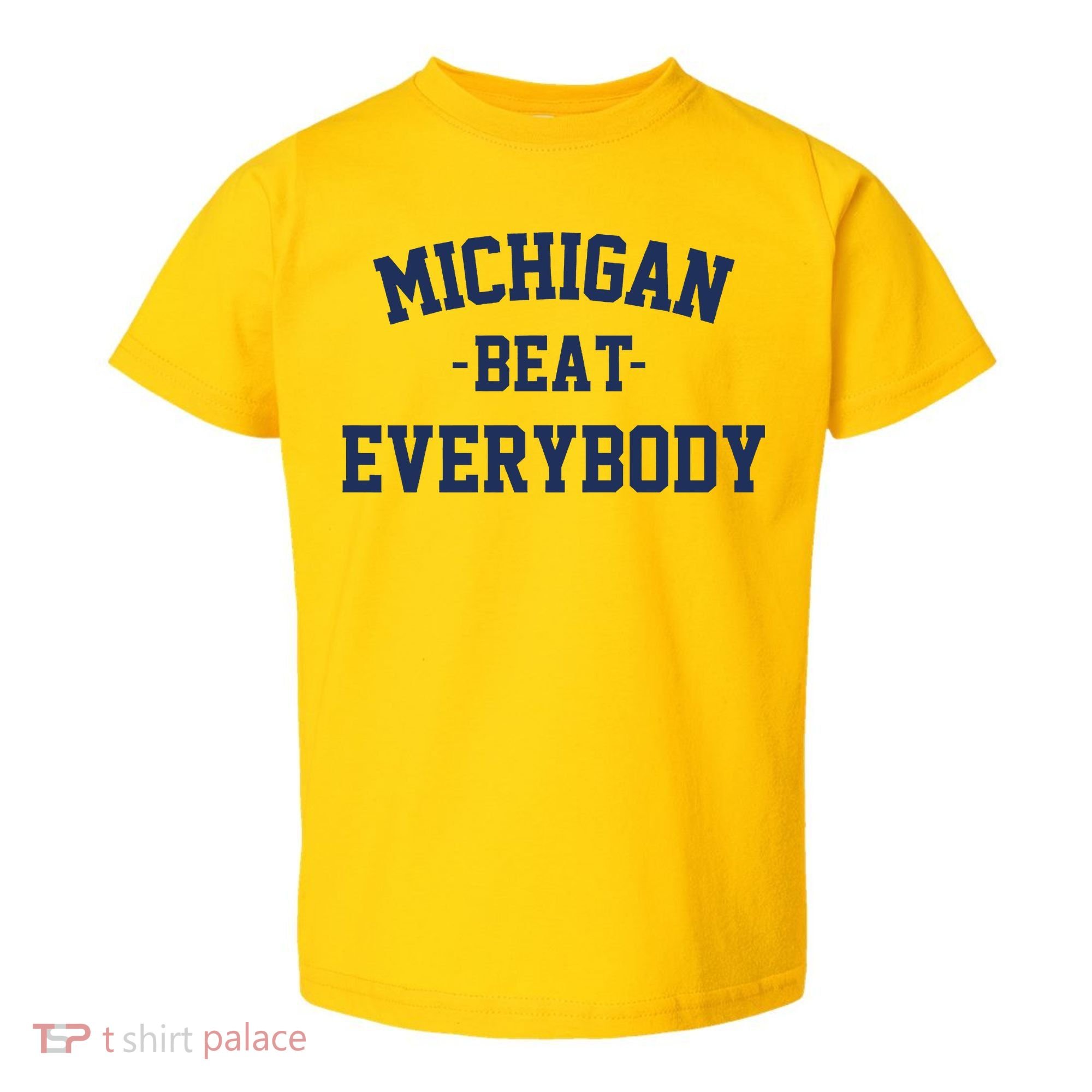 Michigan Beat Everybody National Champs Toddler T-Shirt