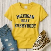 Michigan Beat Everybody National Champs Women's T-Shirt thumb 3