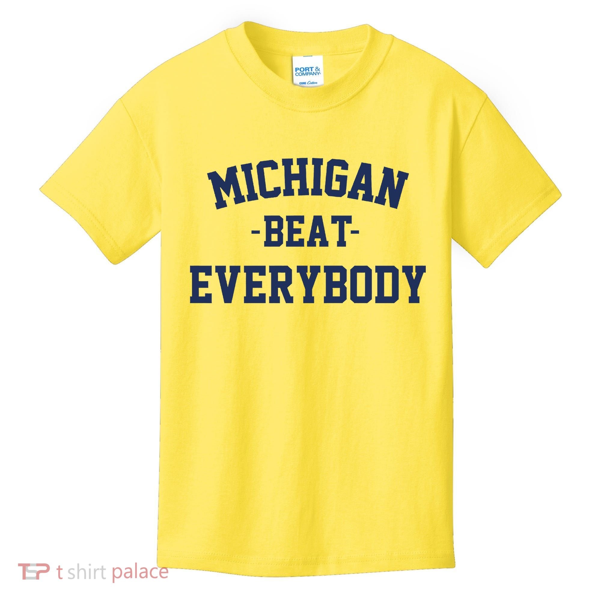 Michigan Beat Everybody National Champs Kids T-Shirt