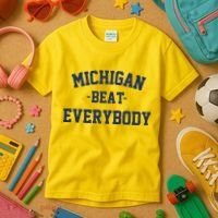 Michigan Beat Everybody National Champs Kids T-Shirt thumb 3