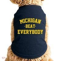 Michigan Beat Everybody National Champs Doggie Tank thumb 0