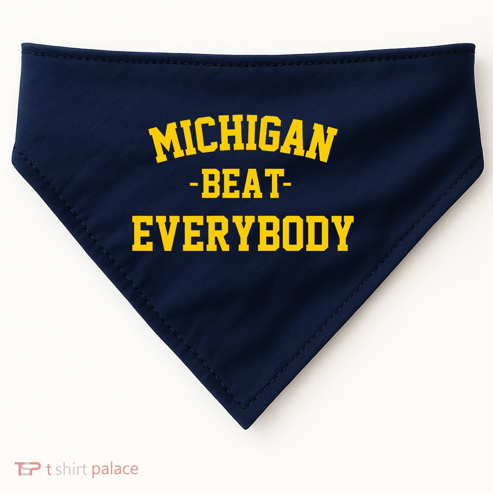 Michigan Beat Everybody National Champs USA-Made Doggie Bandana