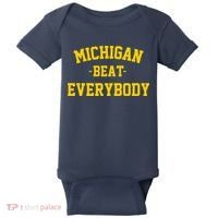 Michigan Beat Everybody National Champs Baby Bodysuit thumb 0