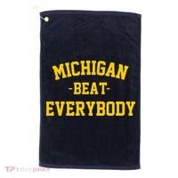 Michigan Beat Everybody National Champs Golf Towel thumb 0
