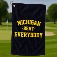 Michigan Beat Everybody National Champs Golf Towel thumb 1