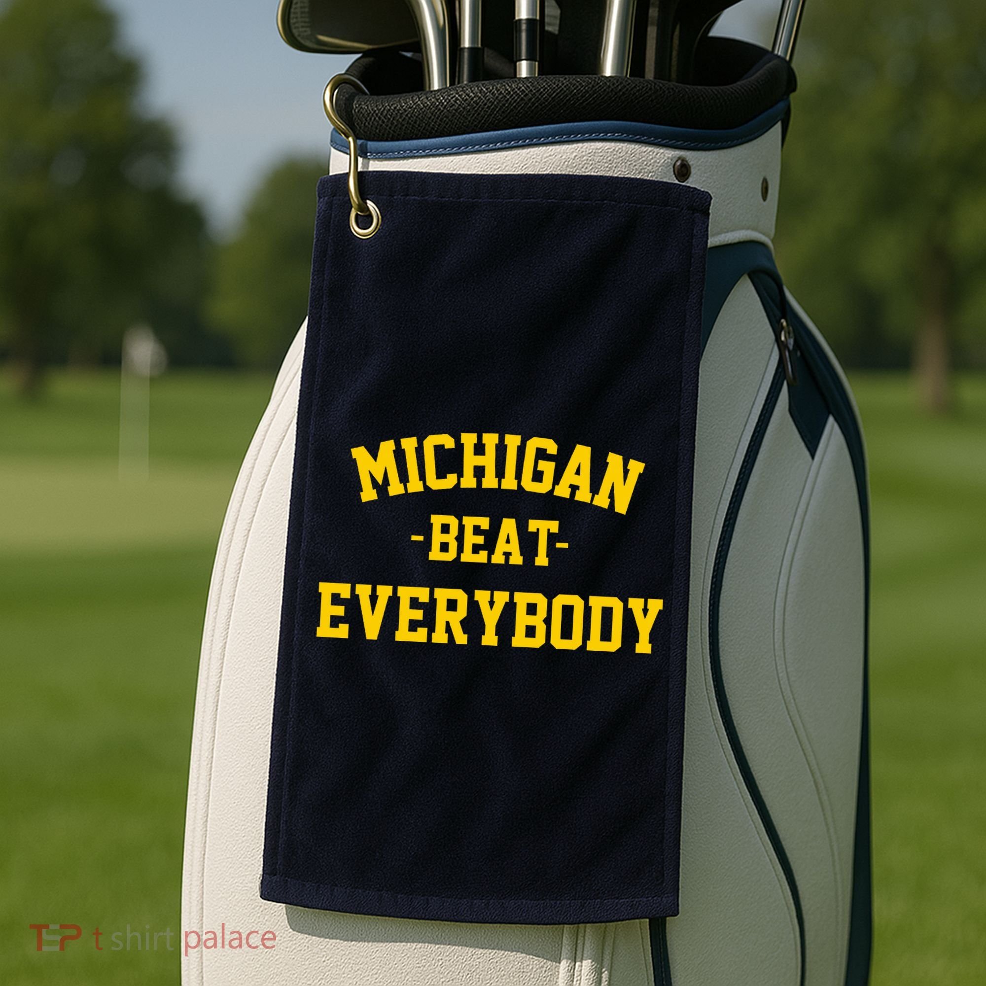 Michigan Beat Everybody National Champs Golf Towel