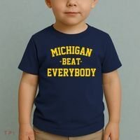 Michigan Beat Everybody National Champs Toddler T-Shirt thumb 2