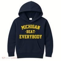 Michigan Beat Everybody National Champs Kids Hoodie thumb 0