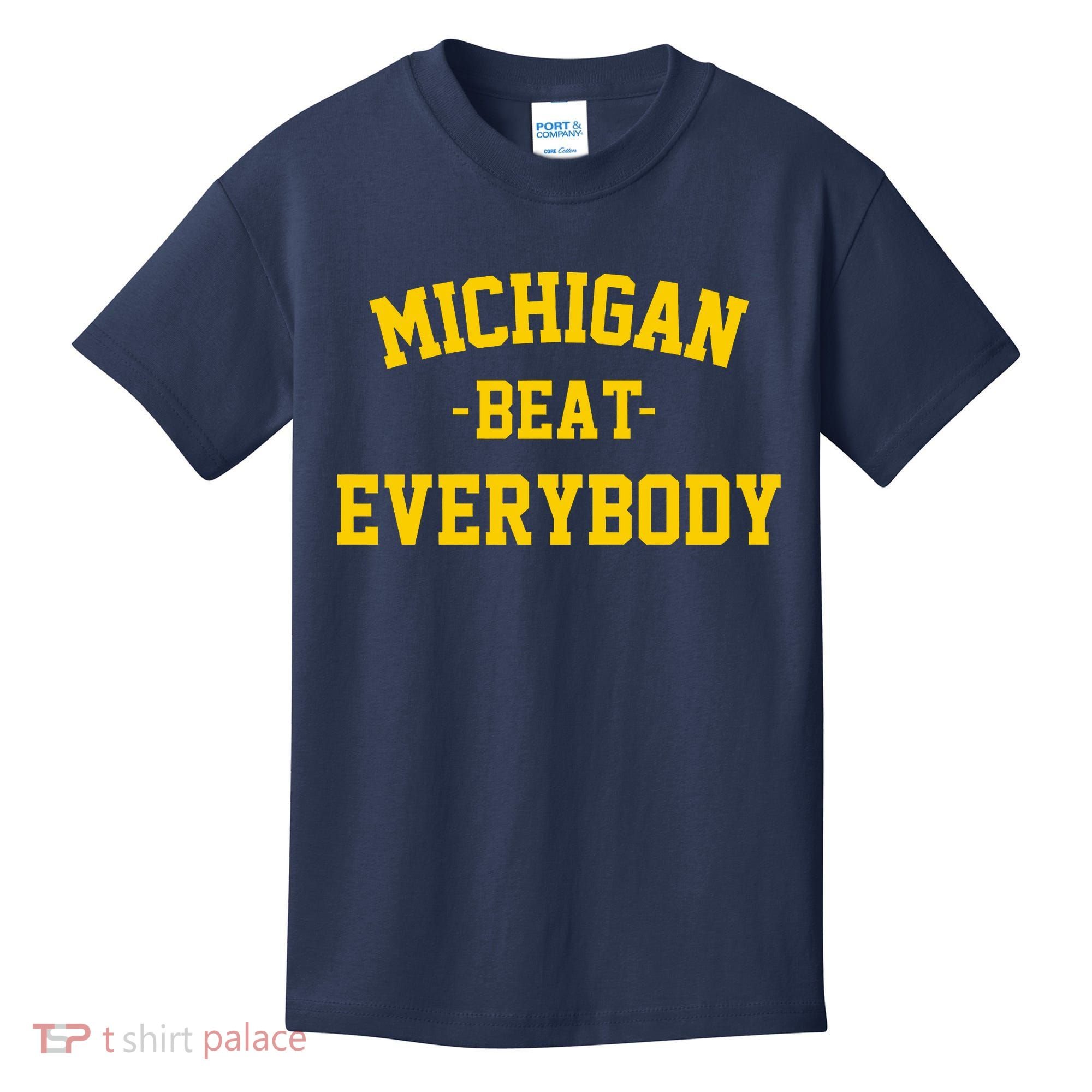 Michigan Beat Everybody National Champs Kids T-Shirt