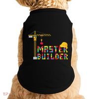 Master Builder Engineer Construction Building Bricks Blocks Doggie Tank thumb 0