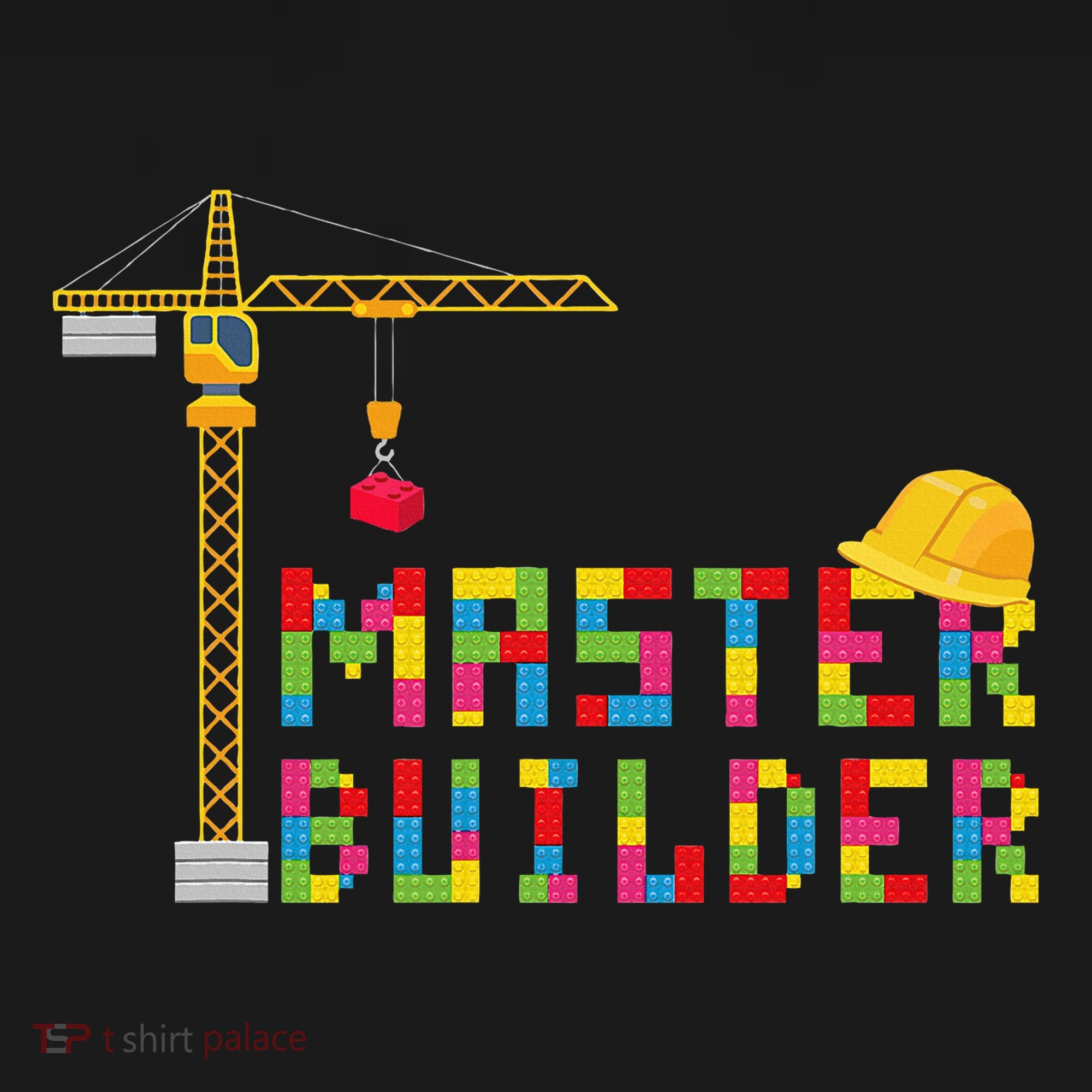 Master Builder Engineer Construction Building Bricks Blocks Doggie Tank