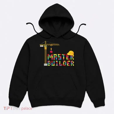 Master Builder Engineer Construction Building Bricks Blocks Hoodie