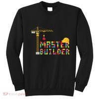 Master Builder Engineer Construction Building Bricks Blocks Sweatshirt thumb 0