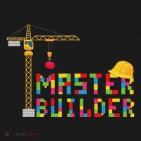 Master Builder Engineer Construction Building Bricks Blocks T-Shirt thumb 7