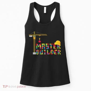 Master Builder Engineer Construction Building Bricks Blocks Women's Tank Top