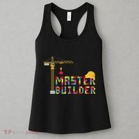 Master Builder Engineer Construction Building Bricks Blocks Women's Tank Top thumb 3