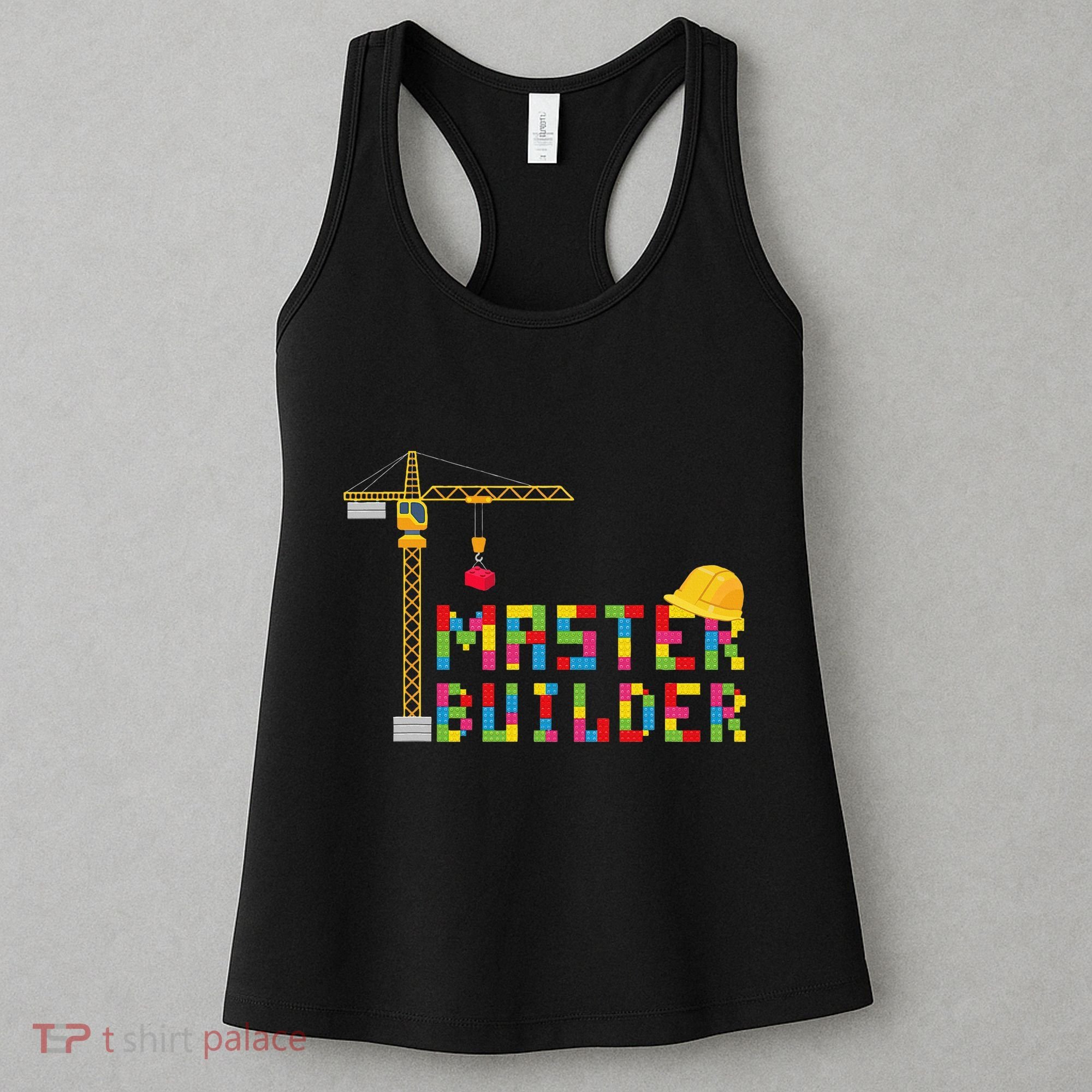 Master Builder Engineer Construction Building Bricks Blocks Women's Tank Top