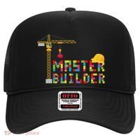 Master Builder Engineer Construction Building Bricks Blocks Hat thumb 0