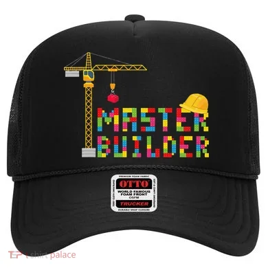 Master Builder Engineer Construction Building Bricks Blocks Hat
