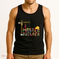 Master Builder Engineer Construction Building Bricks Blocks Tank Top thumb 3