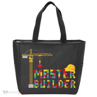 Master Builder Engineer Construction Building Bricks Blocks Tote Bag