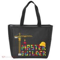 Master Builder Engineer Construction Building Bricks Blocks Tote Bag thumb 0