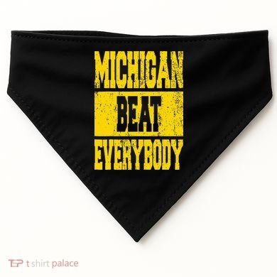 Michigan Beat Everybody USA-Made Doggie Bandana