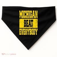 Michigan Beat Everybody USA-Made Doggie Bandana thumb 0