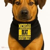 Michigan Beat Everybody USA-Made Doggie Bandana thumb 1