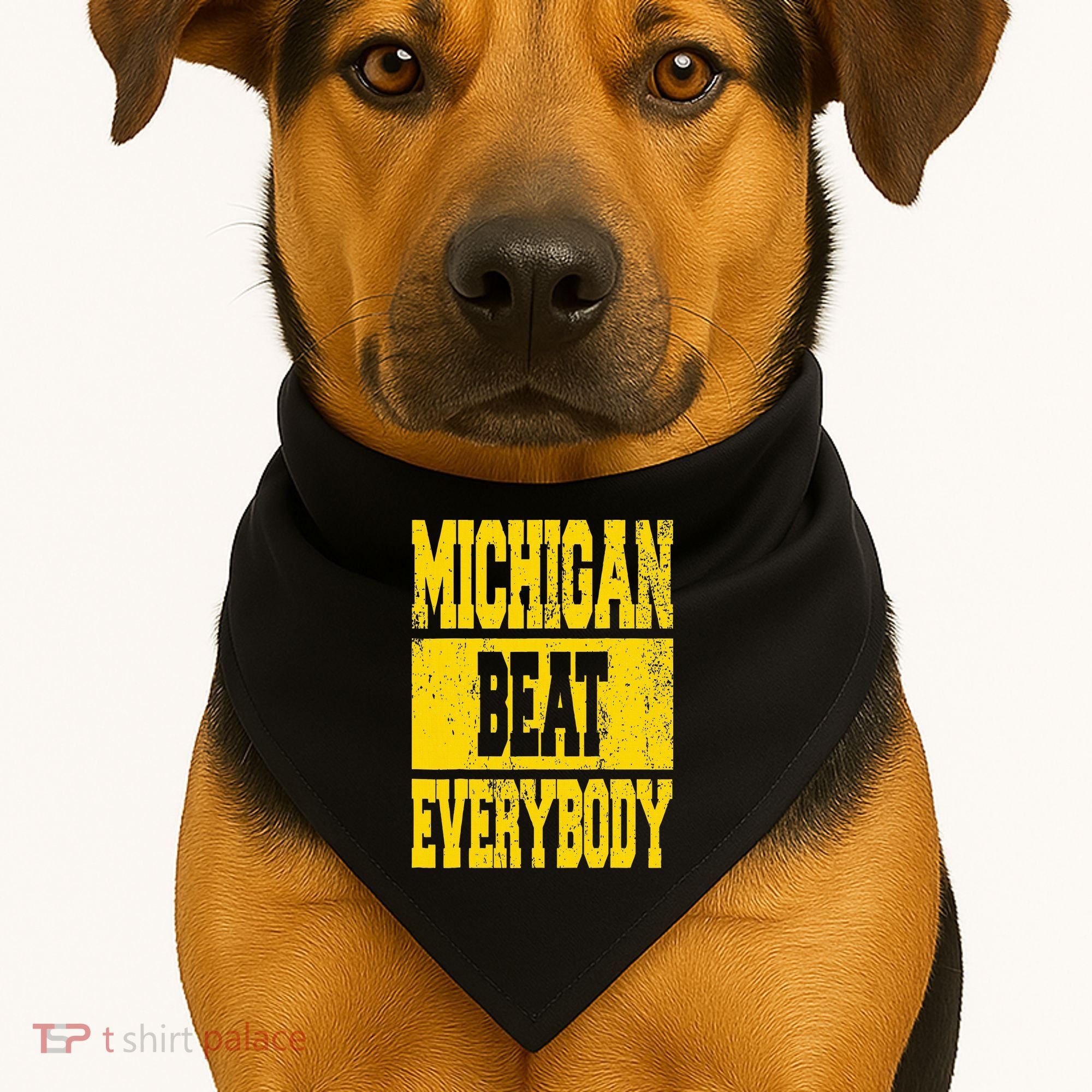 Michigan Beat Everybody USA-Made Doggie Bandana