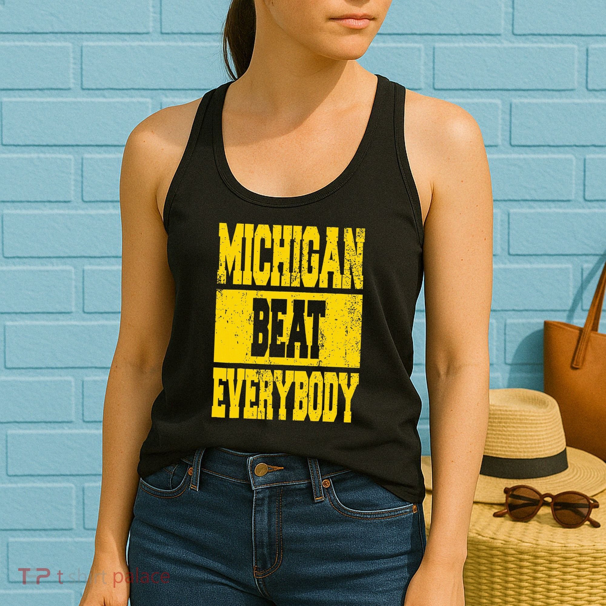 Michigan Beat Everybody Women's Tank Top