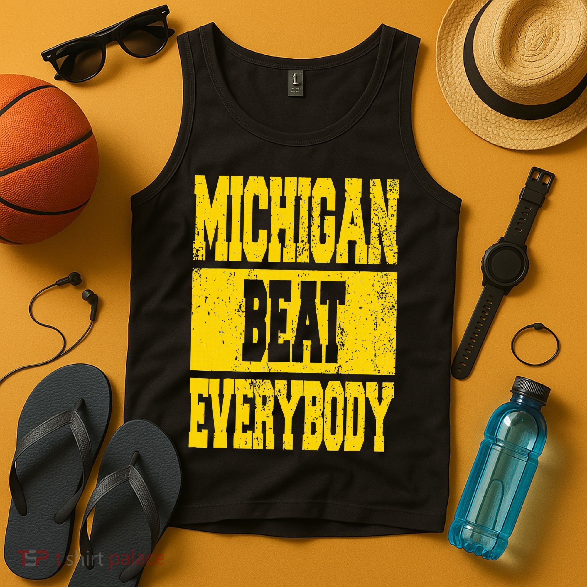Michigan Beat Everybody Tank Top