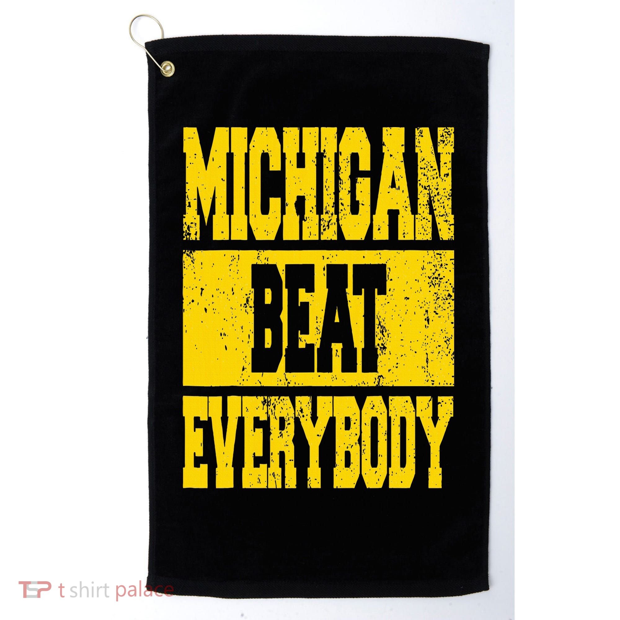 Michigan Beat Everybody Golf Towel