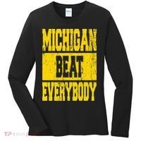 Michigan Beat Everybody Women's Long Sleeve Shirt thumb 0