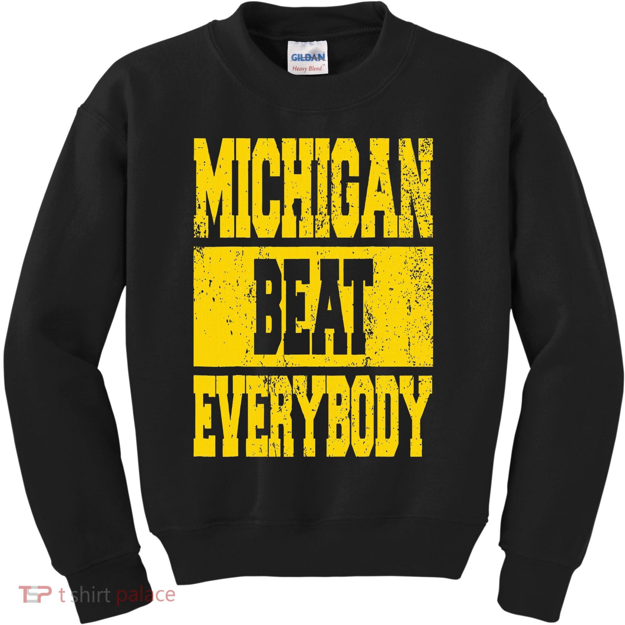 Michigan Beat Everybody Kids Sweatshirt