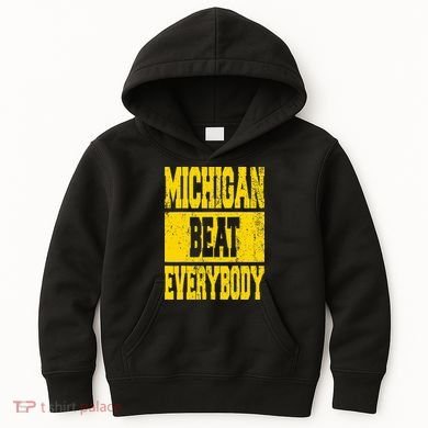 Michigan Beat Everybody Kids Hoodie