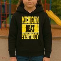 Michigan Beat Everybody Kids Hoodie thumb 3
